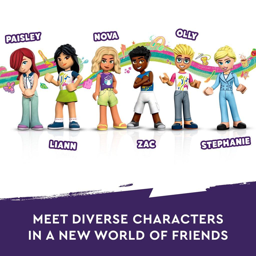 meet divers characters in a new world of friends. Paisley, Liann, Nova, Zac, Olly and Stephanie