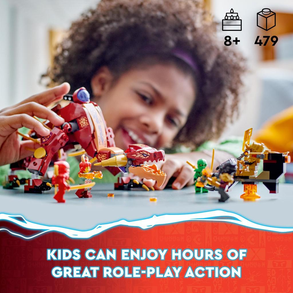 for ages 8+ with 479 LEGO pieces. Kids can enjoy hours of great role-play action