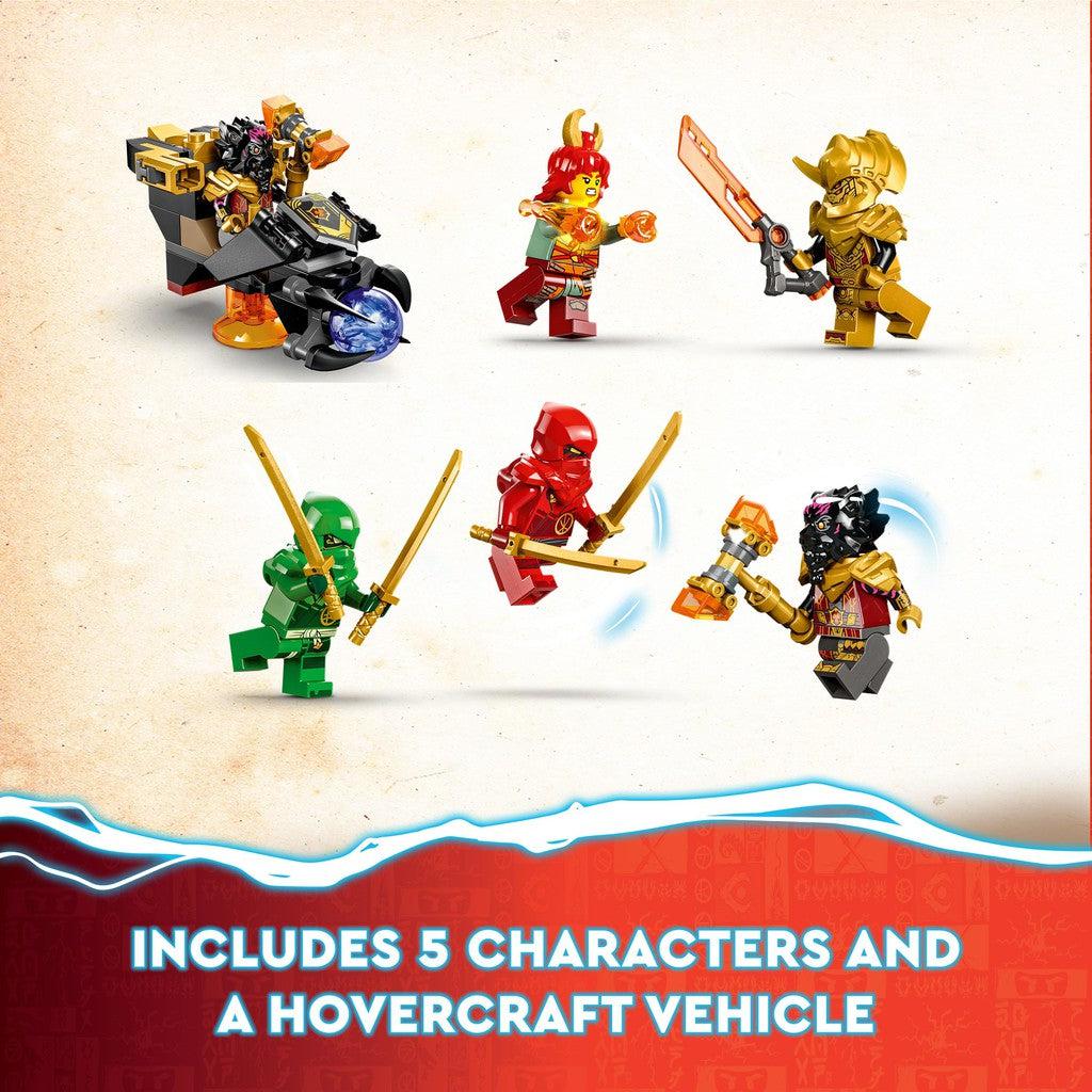 Heatwave Transforming Lava Dragon-includes 5 characters and a hovercraft vehicle-The Red Balloon Toy Store