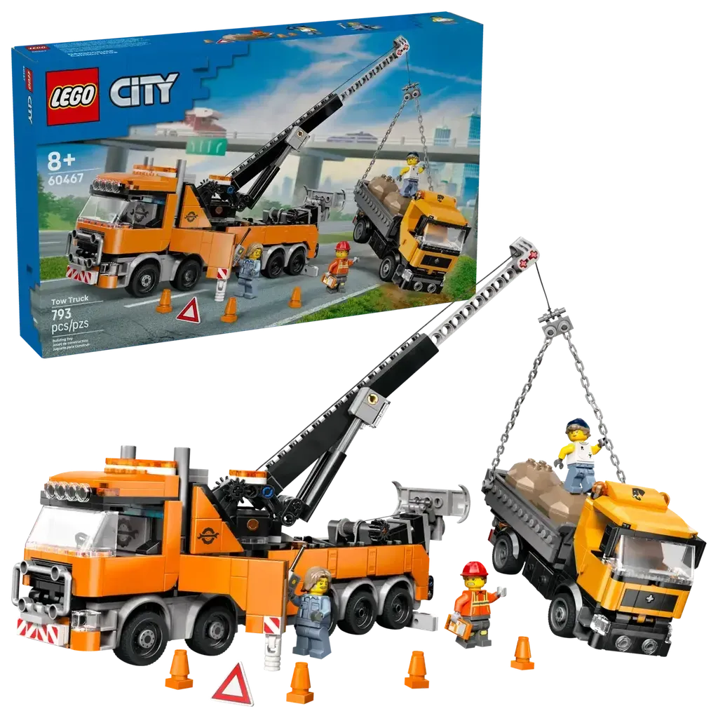 Heavy-Duty Recovery Tow Truck with Crane-LEGO-The Red Balloon Toy Store