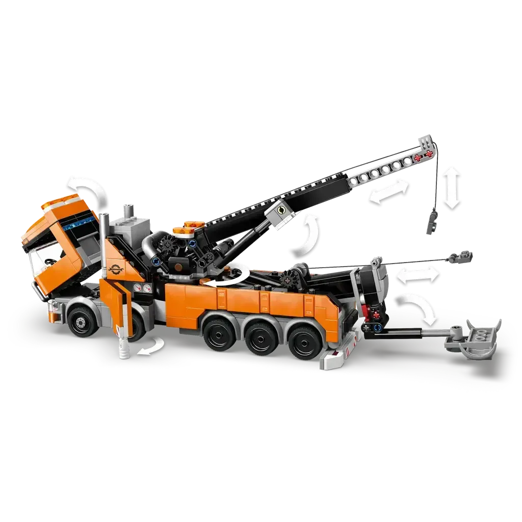 Heavy-Duty Recovery Tow Truck with Crane-LEGO-The Red Balloon Toy Store
