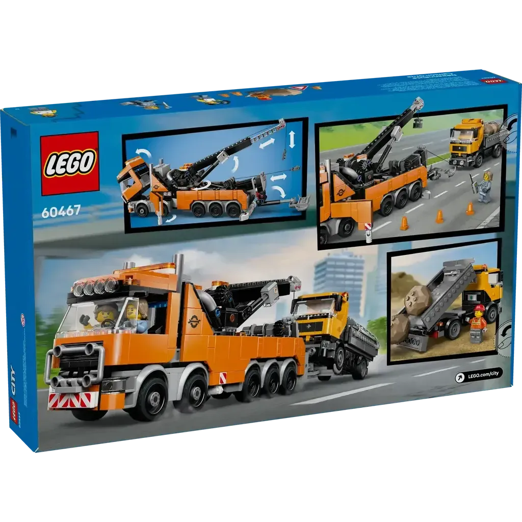 Heavy-Duty Recovery Tow Truck with Crane-LEGO-The Red Balloon Toy Store