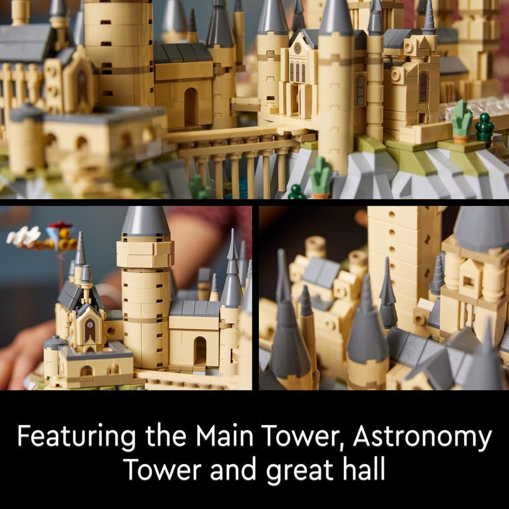 featuring the main tower, astronomy tower and great hall