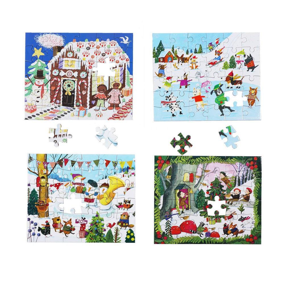 image of each puzzle with a piece missing from each one.