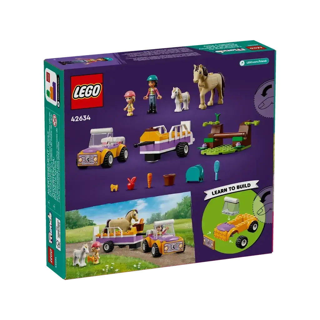 Horse and Pony Trailer-LEGO-The Red Balloon Toy Store