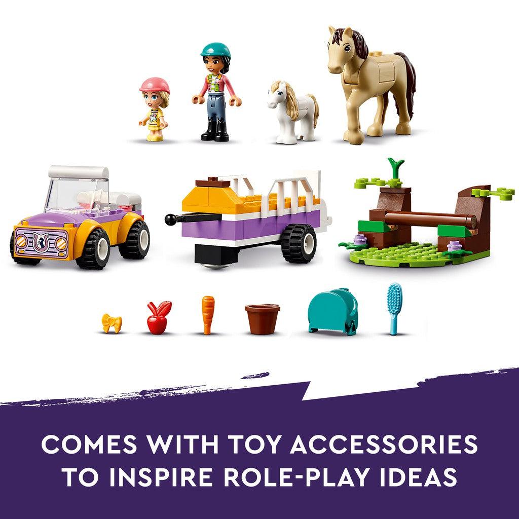 comes with toy accessories to inspire role play ideas