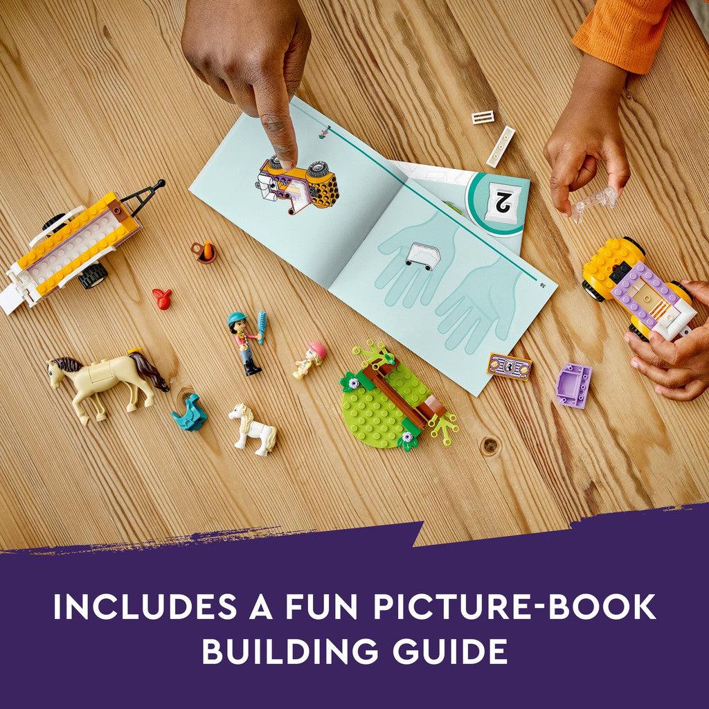 includes a fun picture book building guide