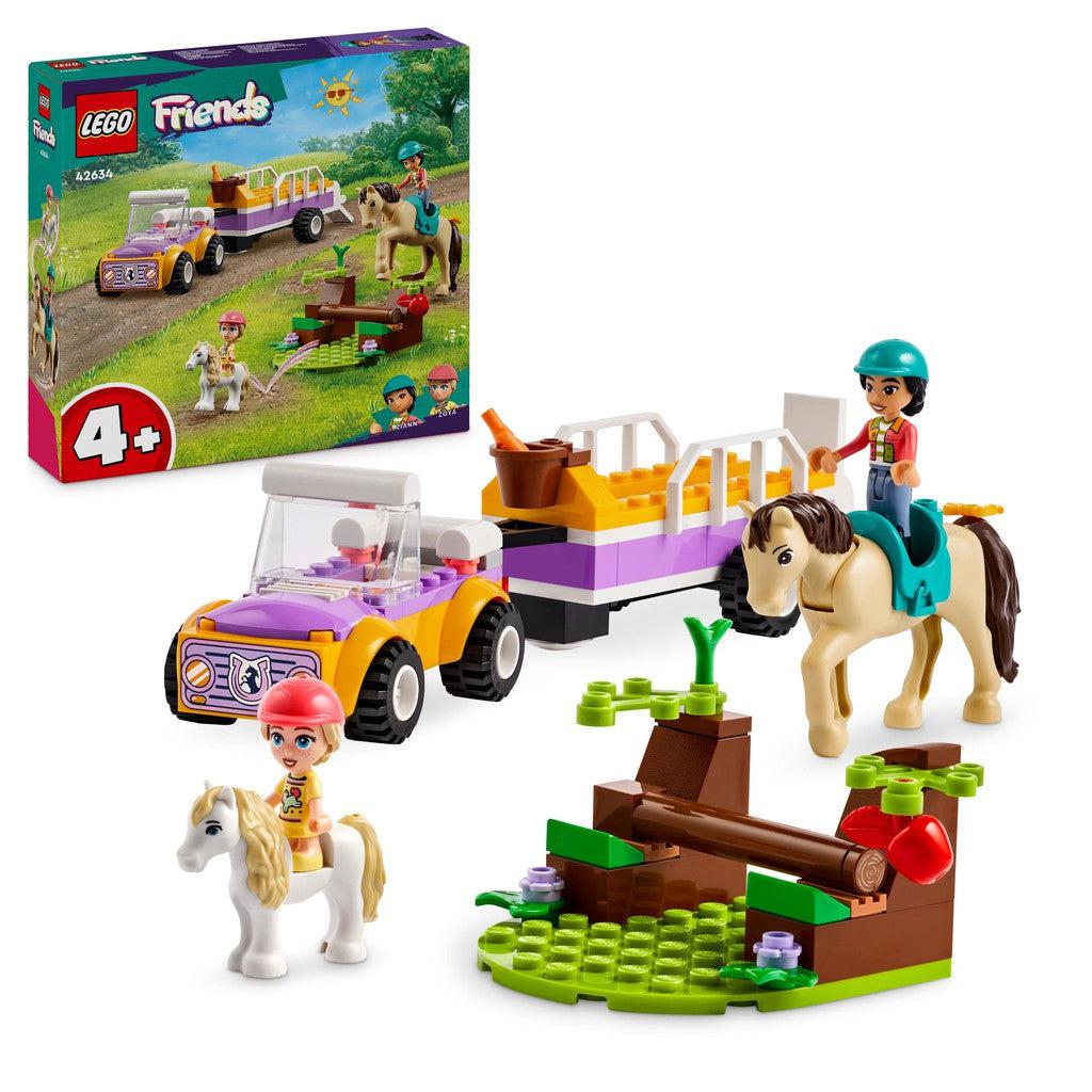a LEGO friends Horse and Pony trailer for riding around. 