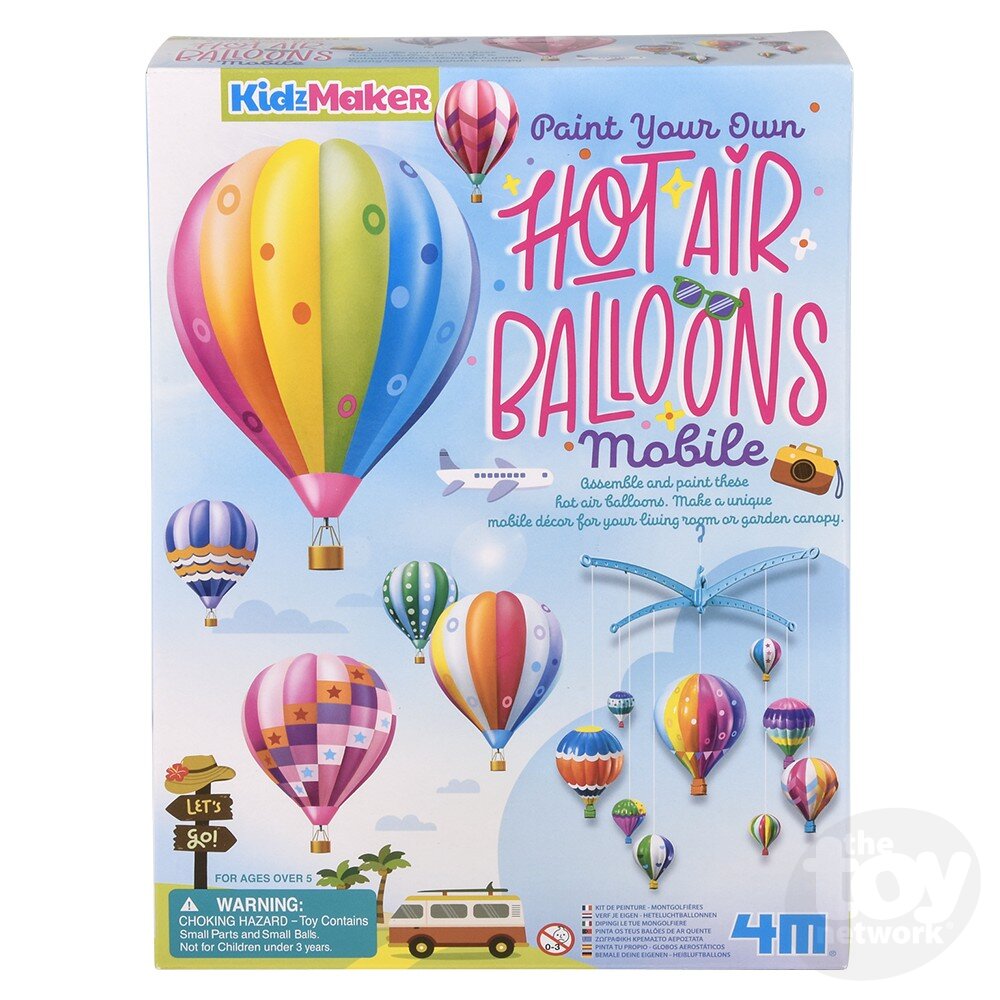 Hot Air Balloons Mobile Kit-The Toy Network-The Red Balloon Toy Store
