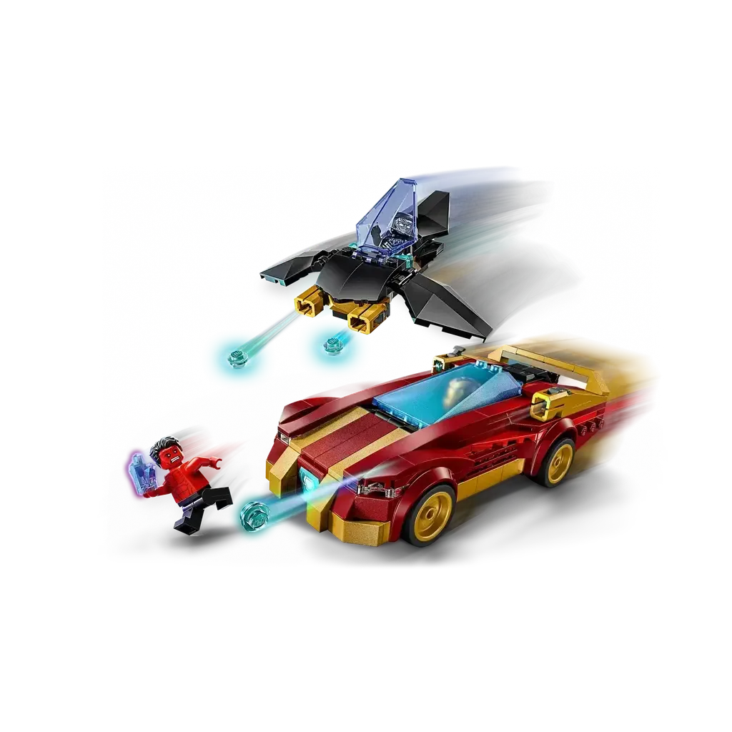 Iron Man Car & Black Panther vs. Red Hulk-LEGO-The Red Balloon Toy Store