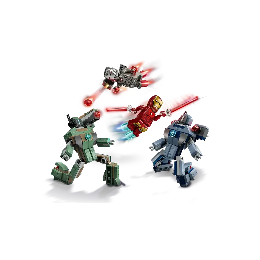 Iron Man and War Machine vs. Hammer Drones-LEGO-The Red Balloon Toy Store