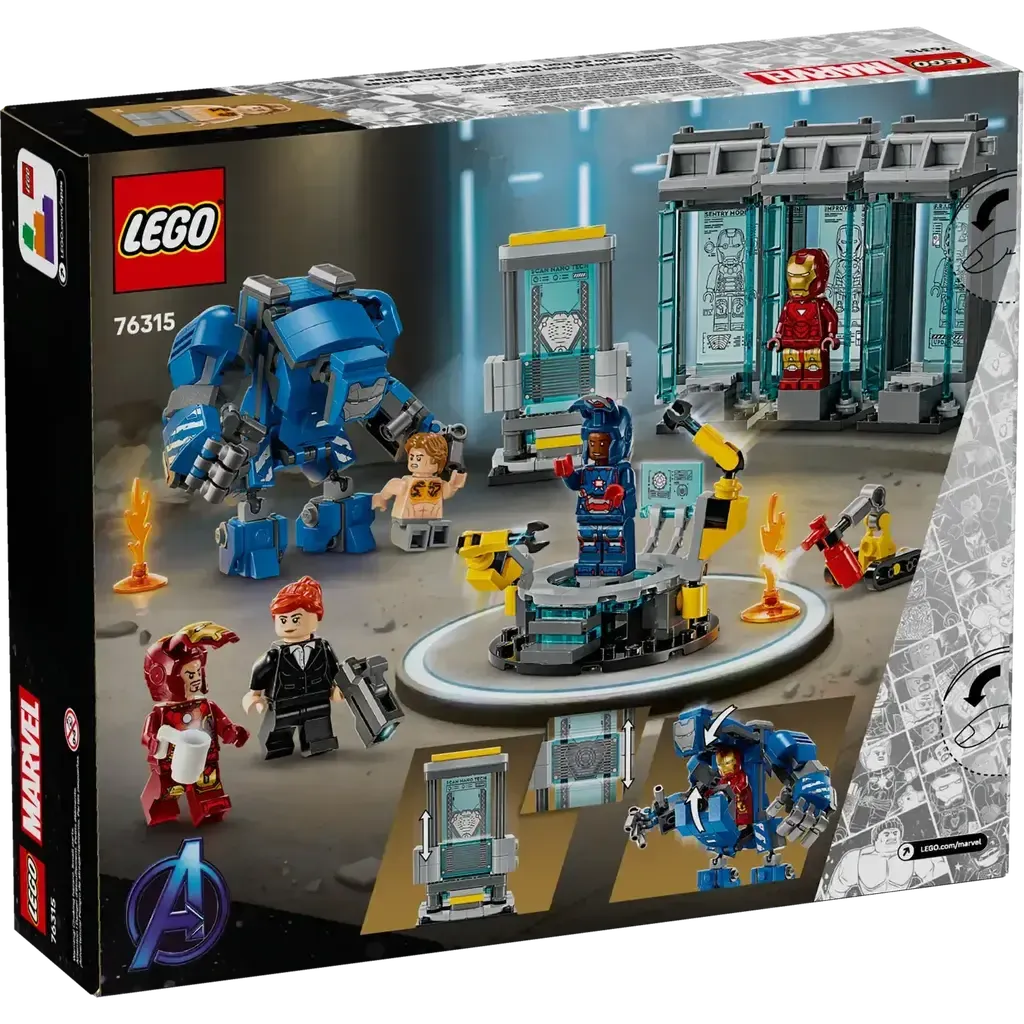 Iron Man's Laboratory: Hall of Armor-LEGO-The Red Balloon Toy Store