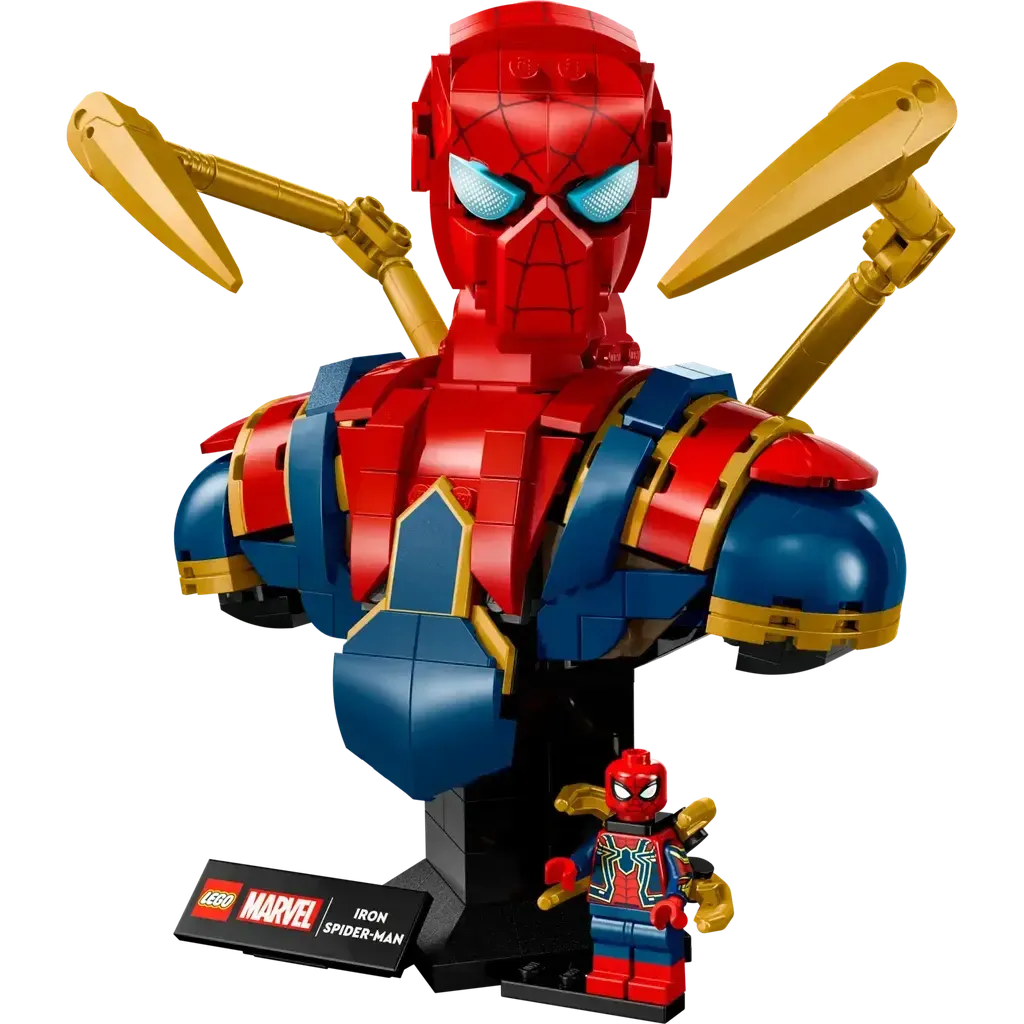 Iron Spider-Man Bust-LEGO-The Red Balloon Toy Store