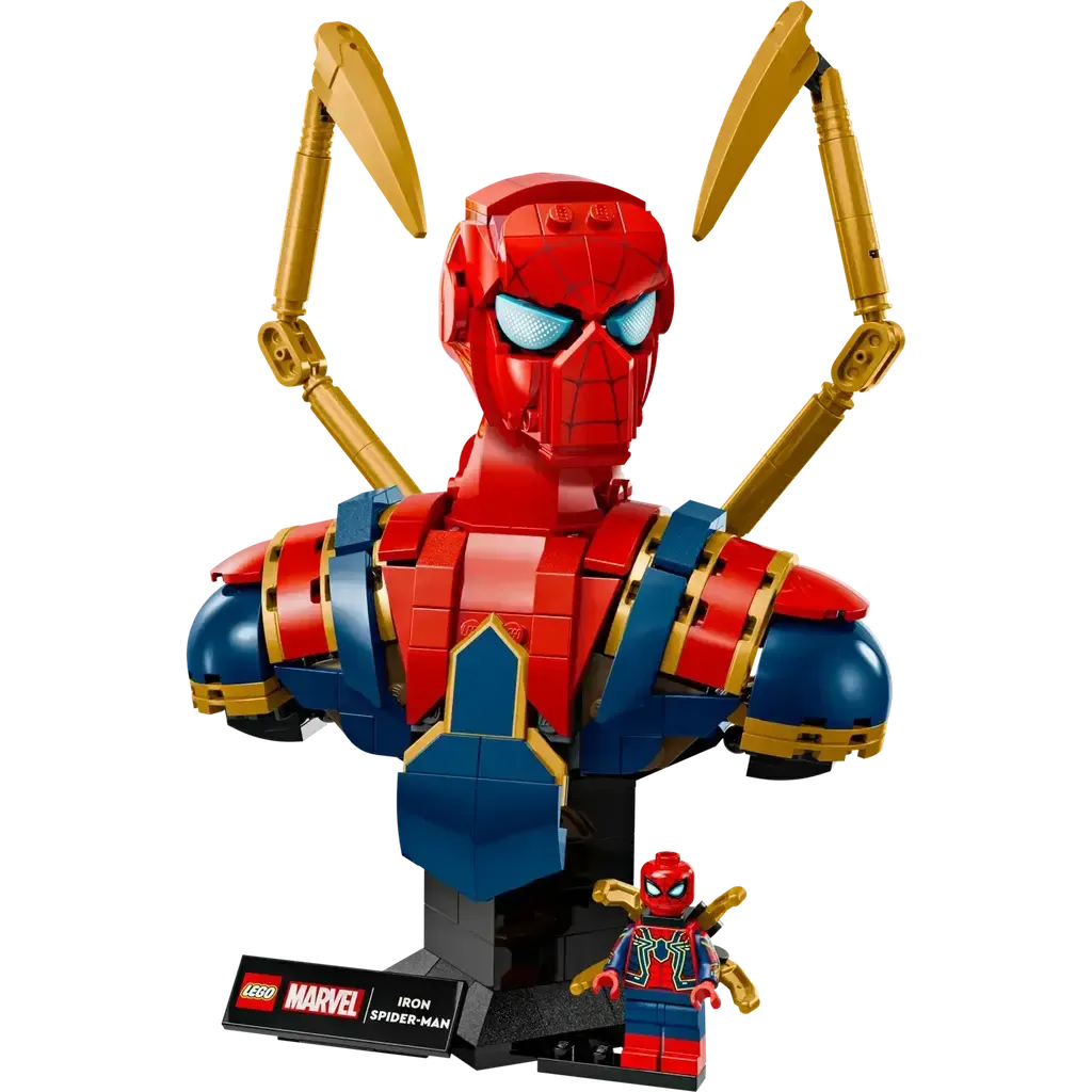 Iron Spider-Man Bust-LEGO-The Red Balloon Toy Store