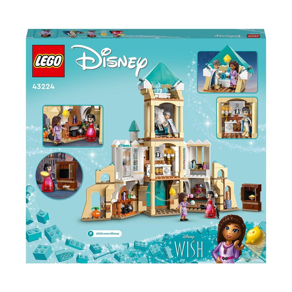 image shows the back of the box for the Disney Wish castle. Build and explore the castle from WIsh