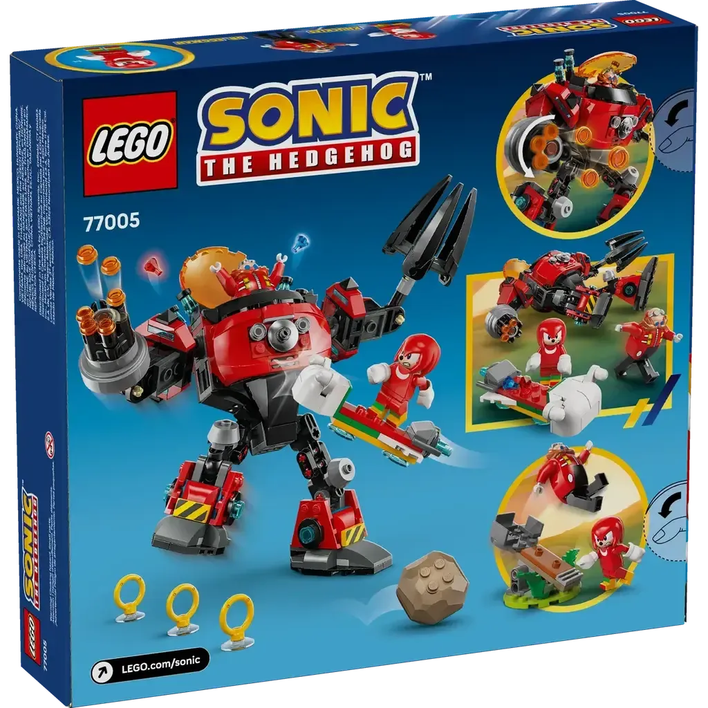 Knuckles vs. Dr. Eggman Egg Crusher Mech-LEGO-The Red Balloon Toy Store
