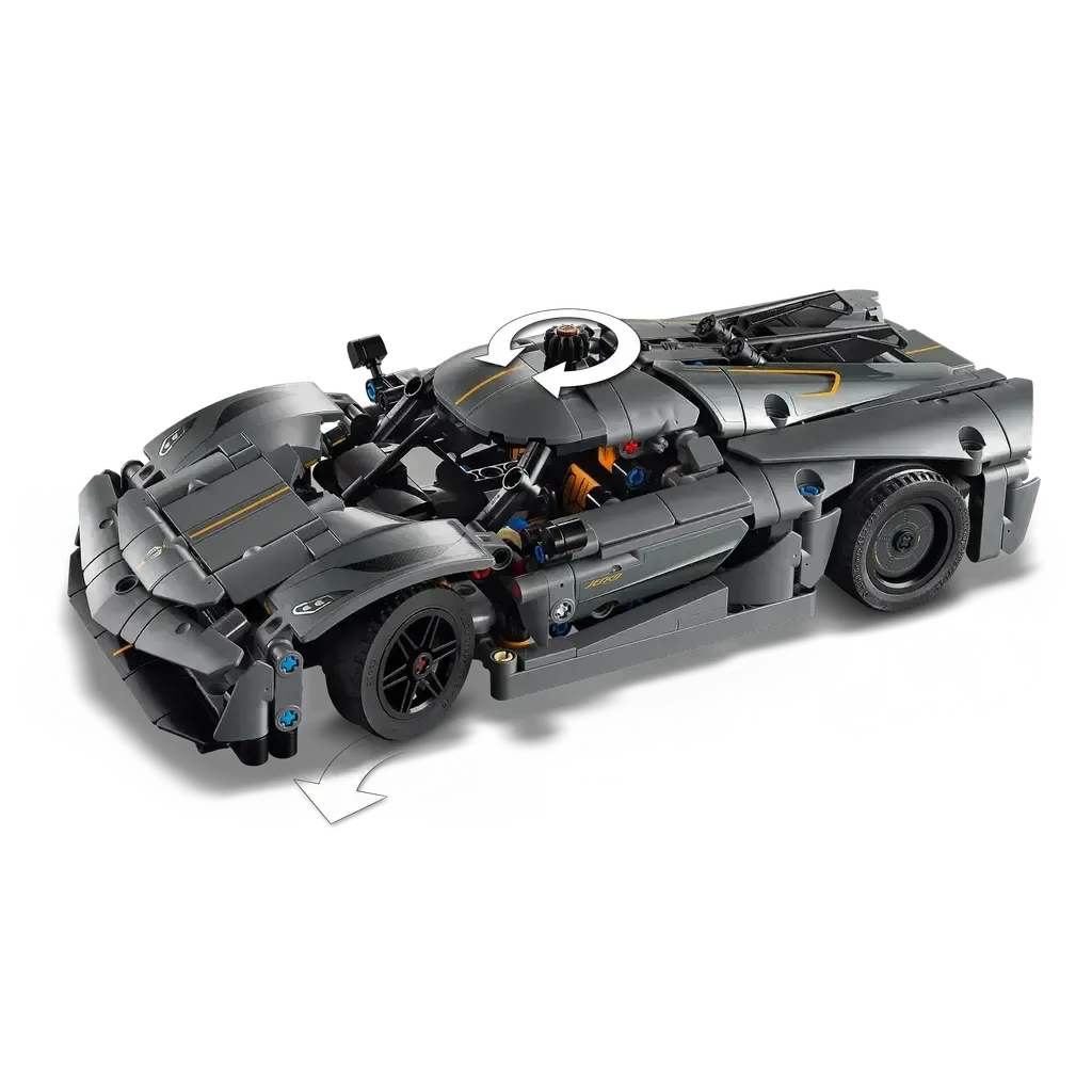 Koenigsegg Jesko Absolut Gray Hypercar-LEGO-The Red Balloon Toy Store