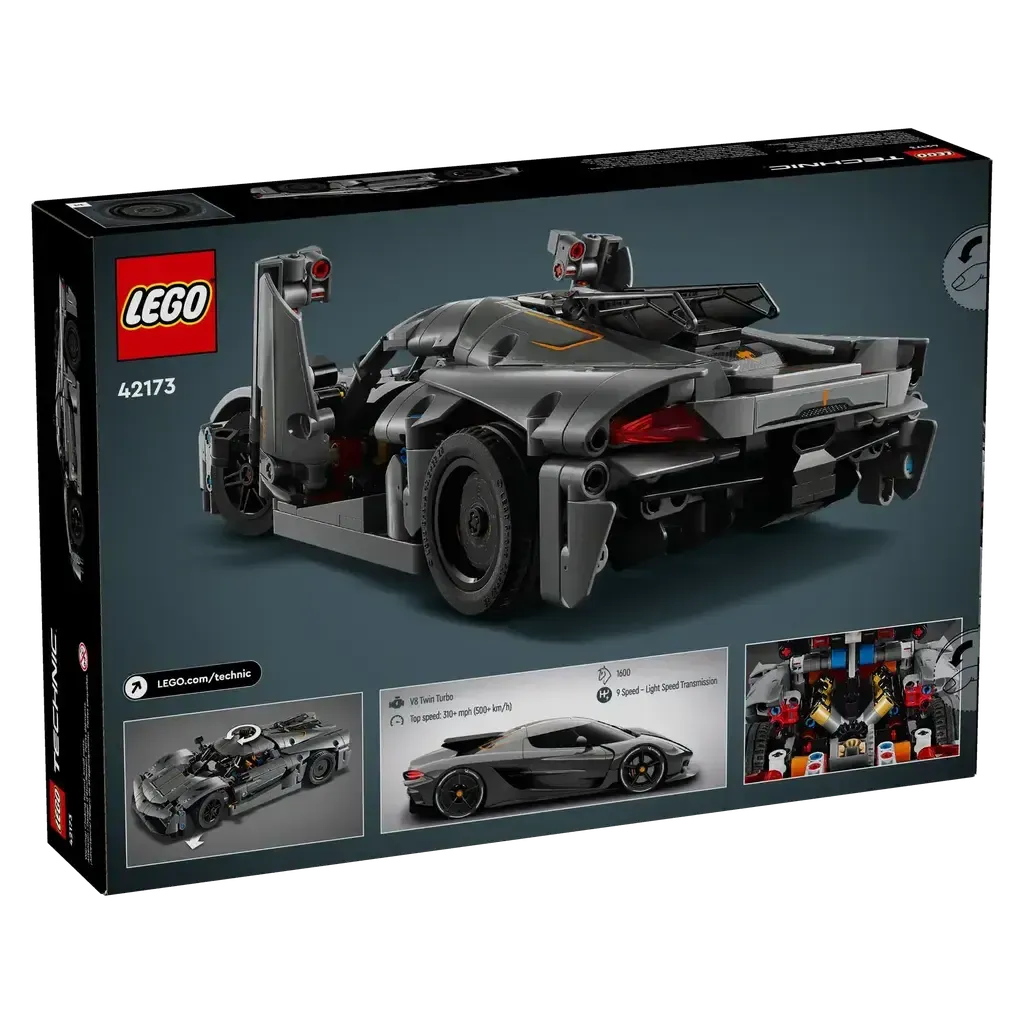 Koenigsegg Jesko Absolut Gray Hypercar-LEGO-The Red Balloon Toy Store