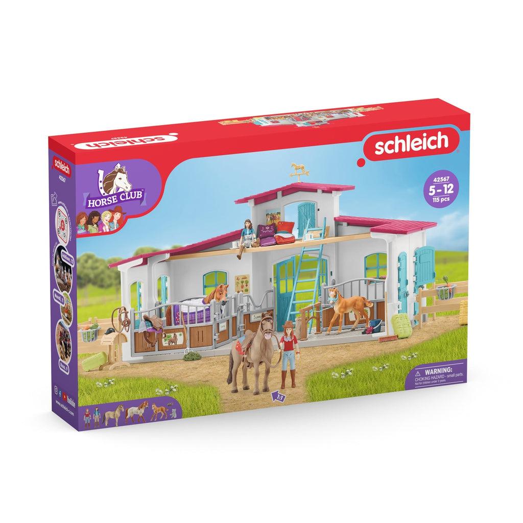 Image of the packaging for the Lakeside Riding Center play set. On the front is an image of the entire set.