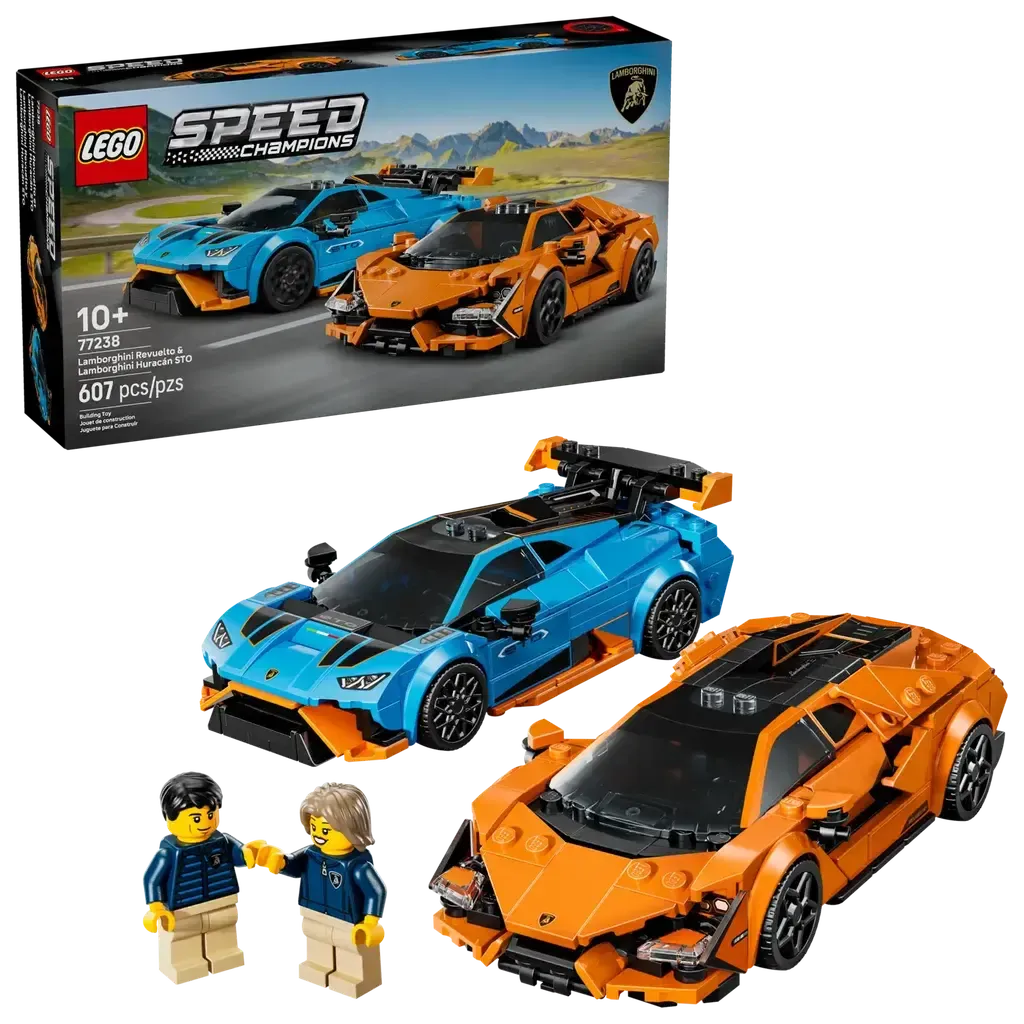 Lamborghini Revuelto & Lamborghini Huracan STO-LEGO-The Red Balloon Toy Store