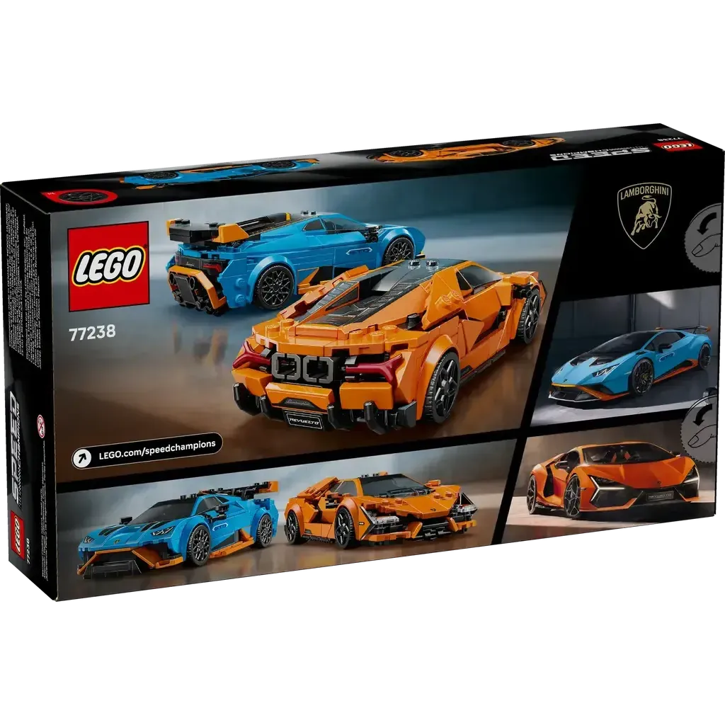 Lamborghini Revuelto & Lamborghini Huracan STO-LEGO-The Red Balloon Toy Store