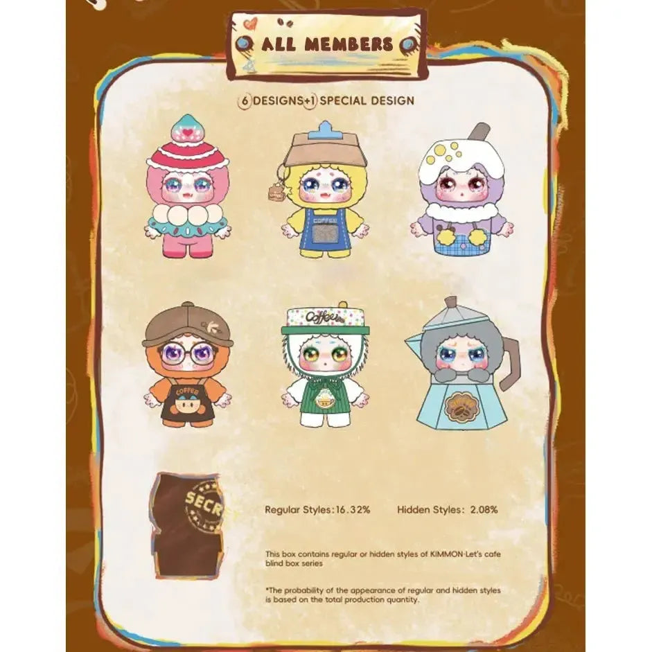 Let's Cafe 6.5" Blind Box Deluxe Doll Kimmon-Incredible-The Red Balloon Toy Store