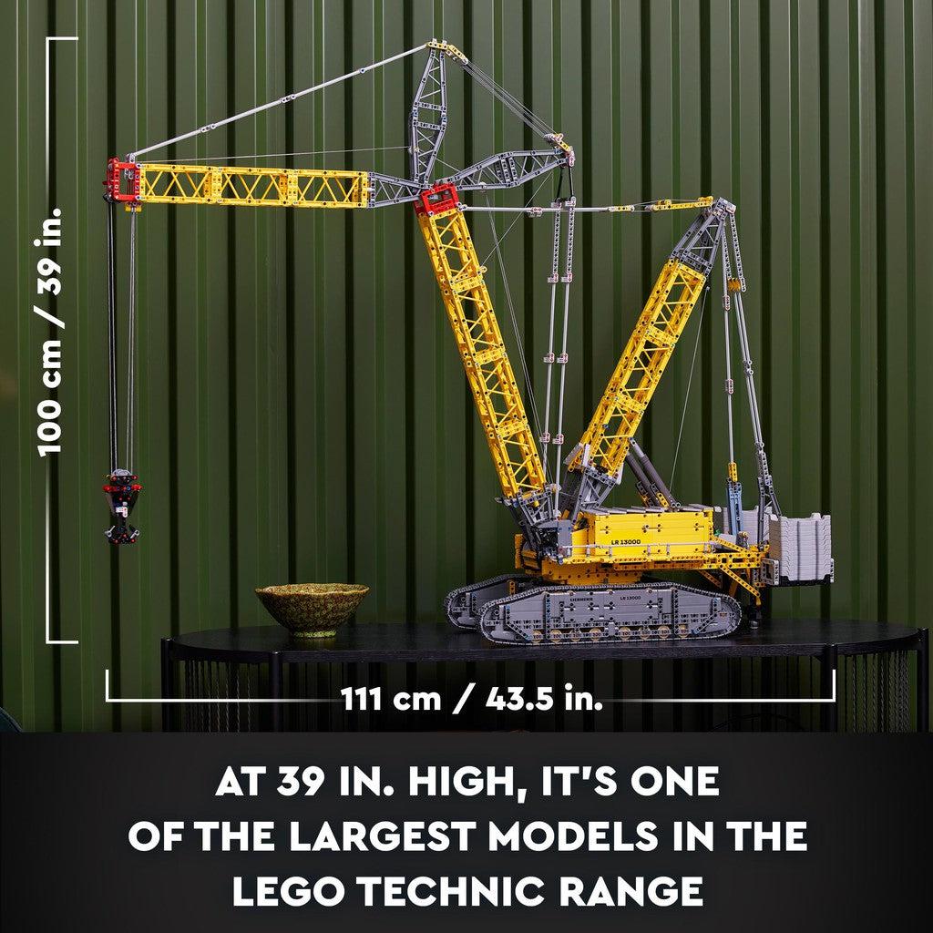 at 39 in. High, its one of the largest models in the LEGO technic range. 