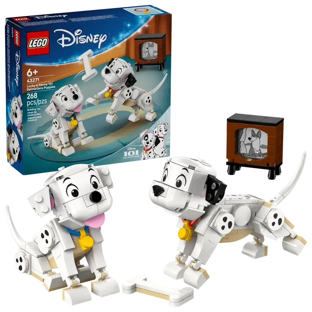 Lucky & Penny 101 Dalmatians Puppies-LEGO-The Red Balloon Toy Store