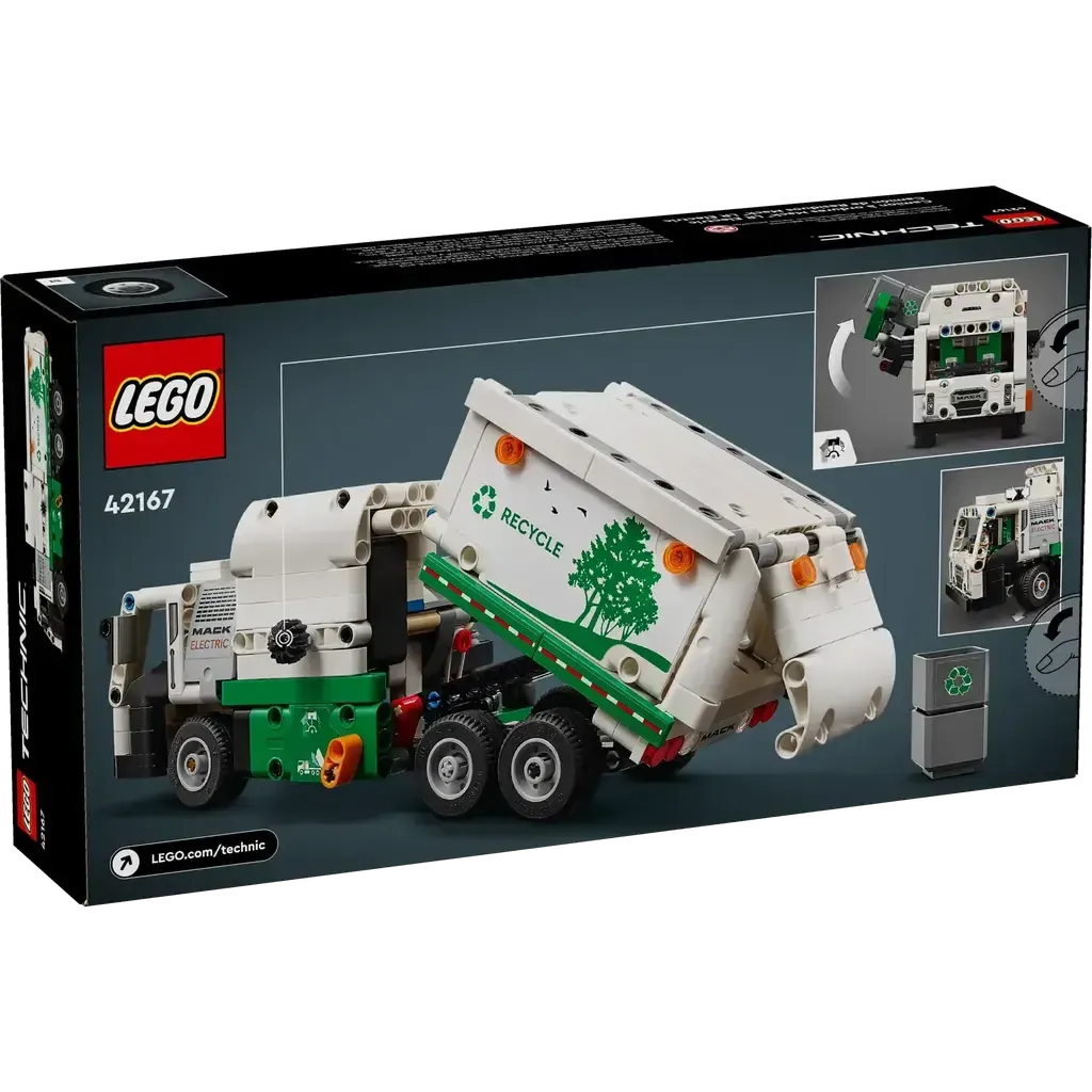 Mack® LR Electric Garbage Truck-LEGO-The Red Balloon Toy Store