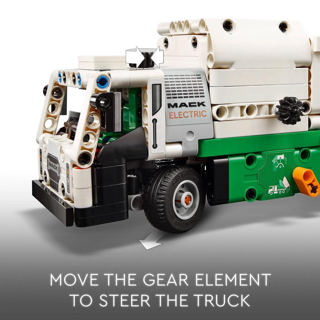Mack® LR Electric Garbage Truck-Building-The Red Balloon Toy Store