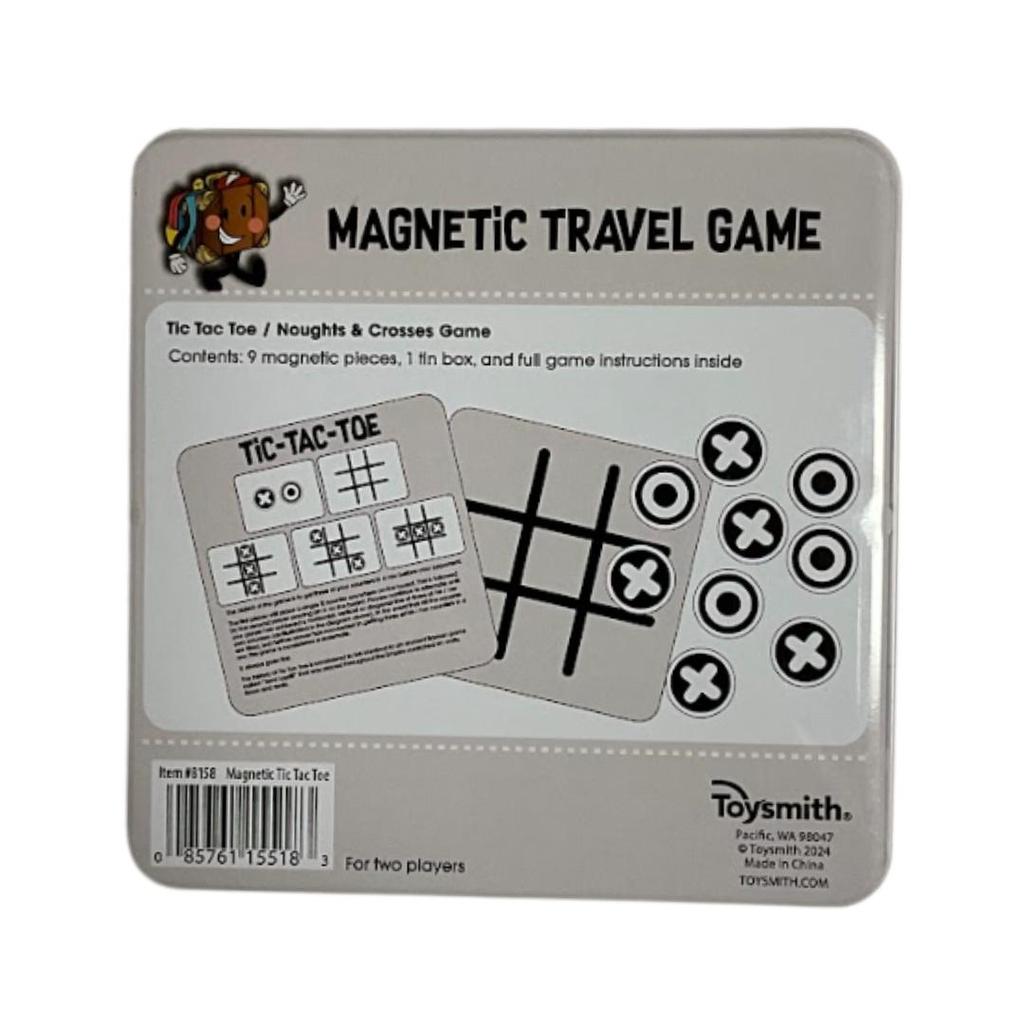 Tic Tac Toe Magnetic Travel Game-Toysmith-The Red Balloon Toy Store