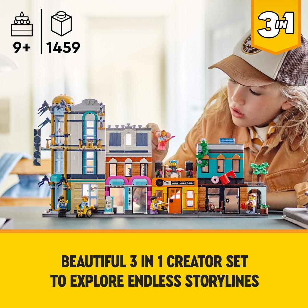 for ages 9+ 1459 Beautiful 2 in 1 creator set to explore endless storylines