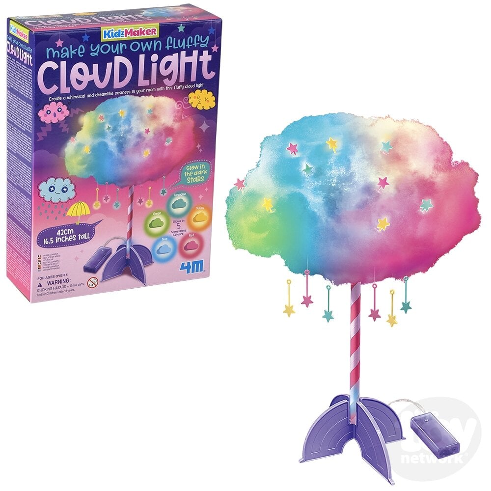 Make Your Own Fluffy Cloud Light Kidzmaker-The Toy Network-The Red Balloon Toy Store
