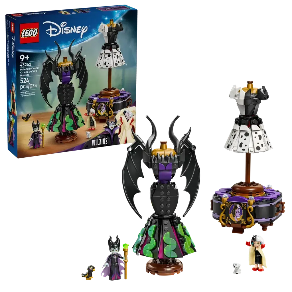 Maleficent's and Cruella De Vil's Dresses-LEGO-The Red Balloon Toy Store