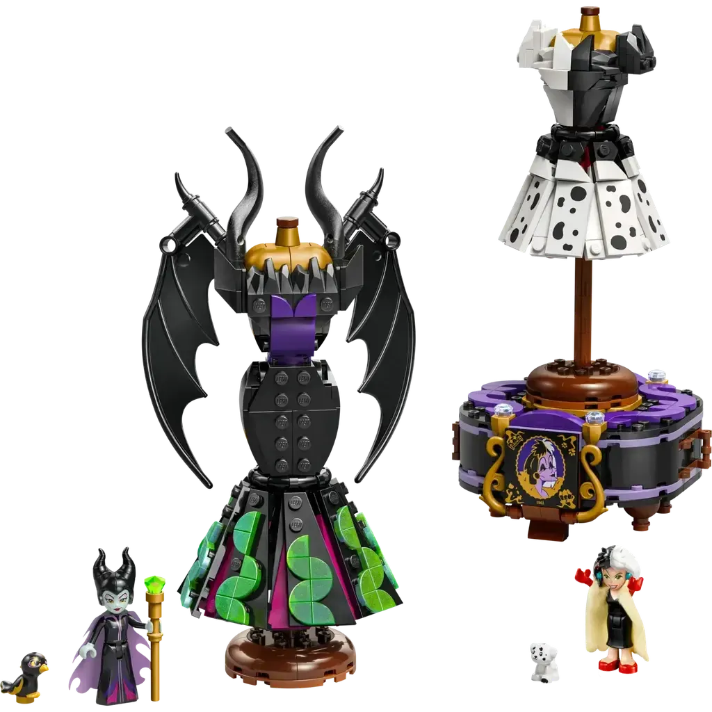 Maleficent's and Cruella De Vil's Dresses-LEGO-The Red Balloon Toy Store