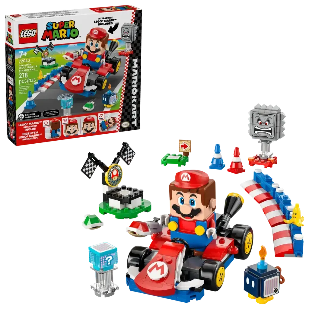 Mario Kart - Interactive LEGO Mario & Standard Kart-LEGO-The Red Balloon Toy Store