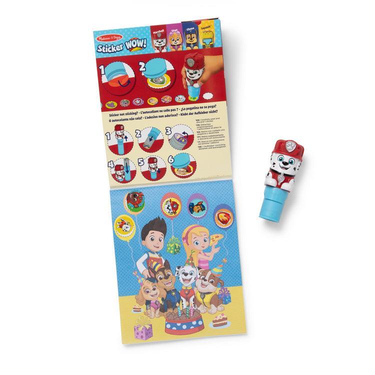 Marshall Sticker Wow! Activity Pad & Sticker Stamper-Melissa & Doug-The Red Balloon Toy Store