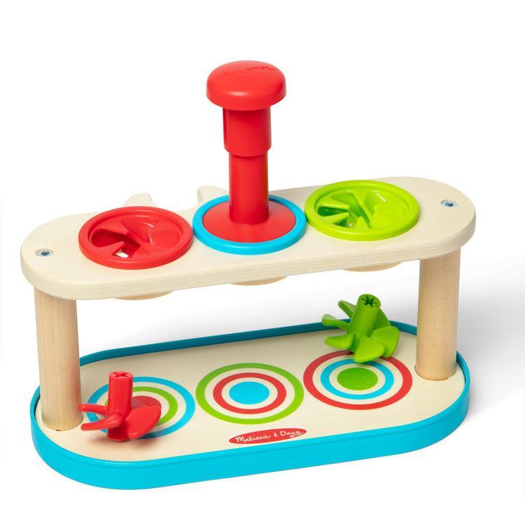 Match and Push Spinning Top-Melissa & Doug-The Red Balloon Toy Store