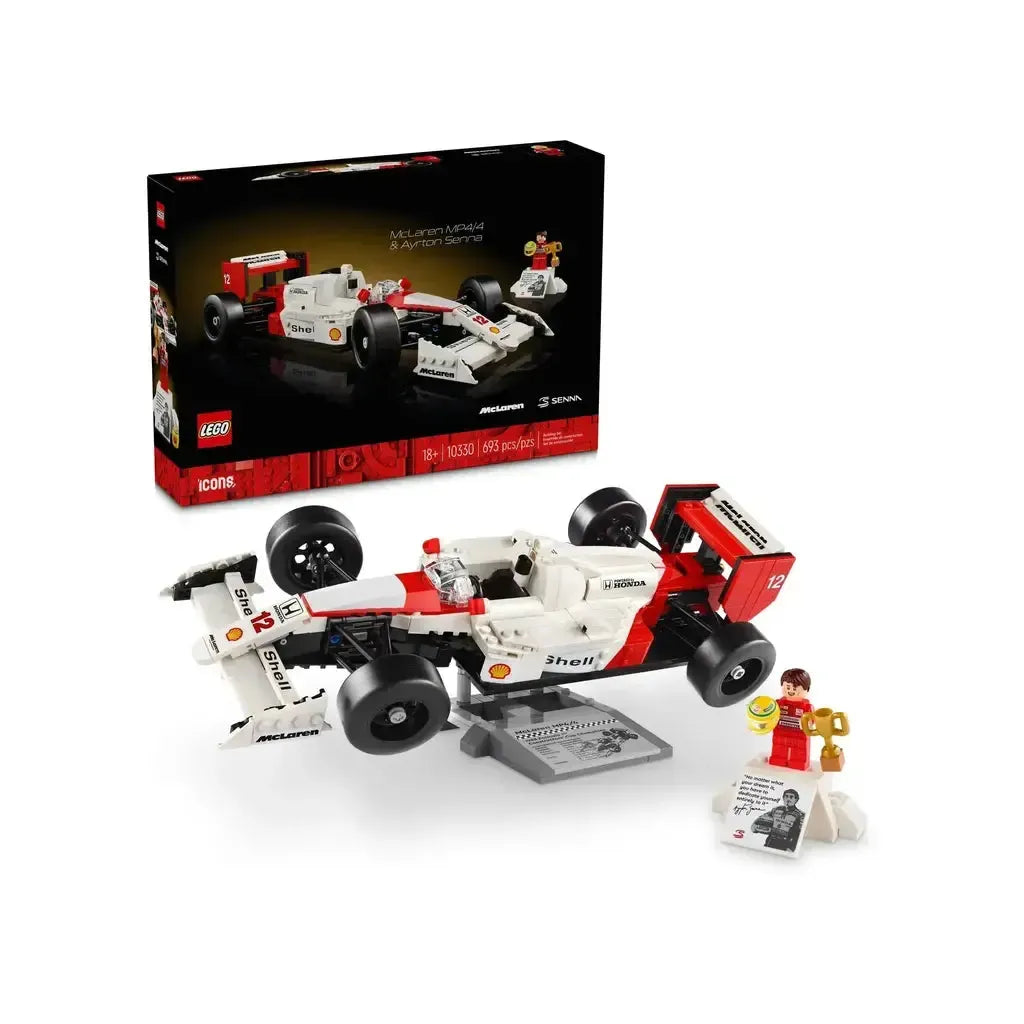 McLaren MP4/4 & Ayrton Senna-LEGO-The Red Balloon Toy Store