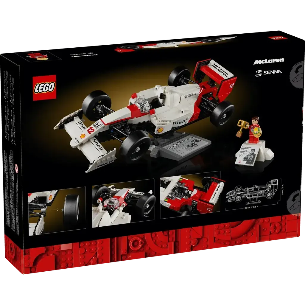 McLaren MP4/4 & Ayrton Senna-LEGO-The Red Balloon Toy Store