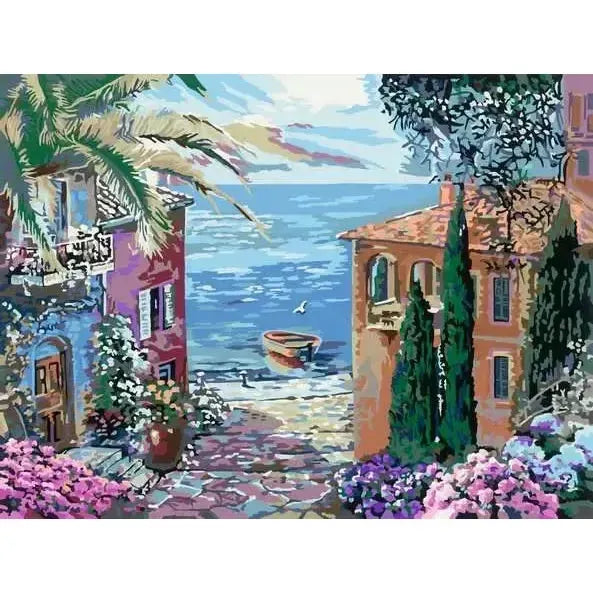 Mediterranean Landscape CreArt-Ravensburger-The Red Balloon Toy Store