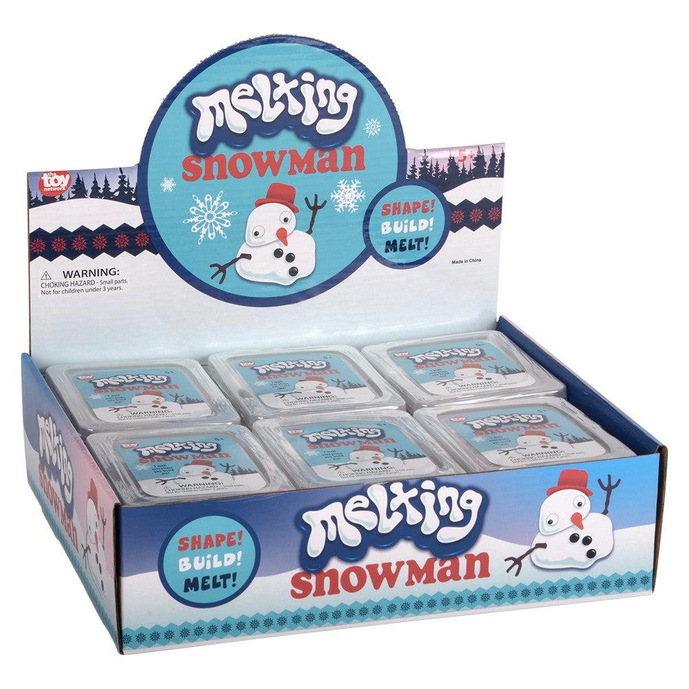 a box of melting putty snowman, receive one to build with before it melts. 
