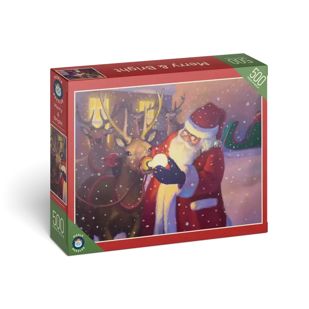Merry & Bright Puzzle-Pickle Puzzles-The Red Balloon Toy Store