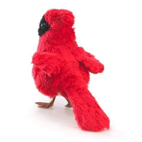 Mini Cardinal Puppet-Folkmanis Inc.-The Red Balloon Toy Store