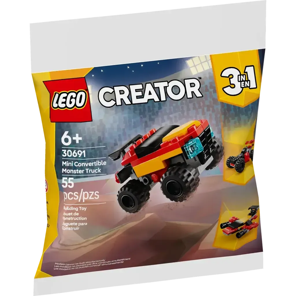 Mini Convertible Monster Truck-LEGO-The Red Balloon Toy Store