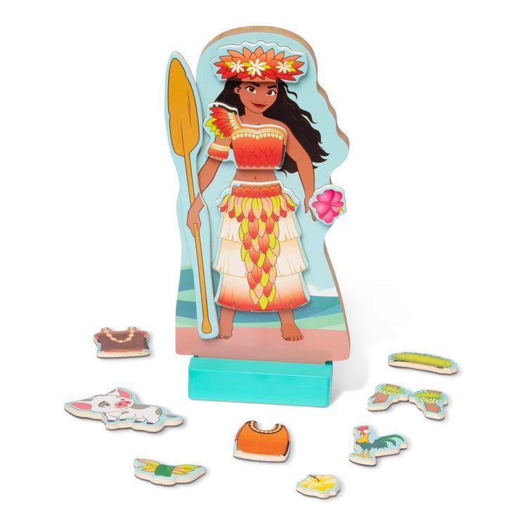 Disney Princess Moana Wooden Magnetic Dress-Up Play Set Disney Princess Moana Wooden Magnetic Dress-Up Play Set