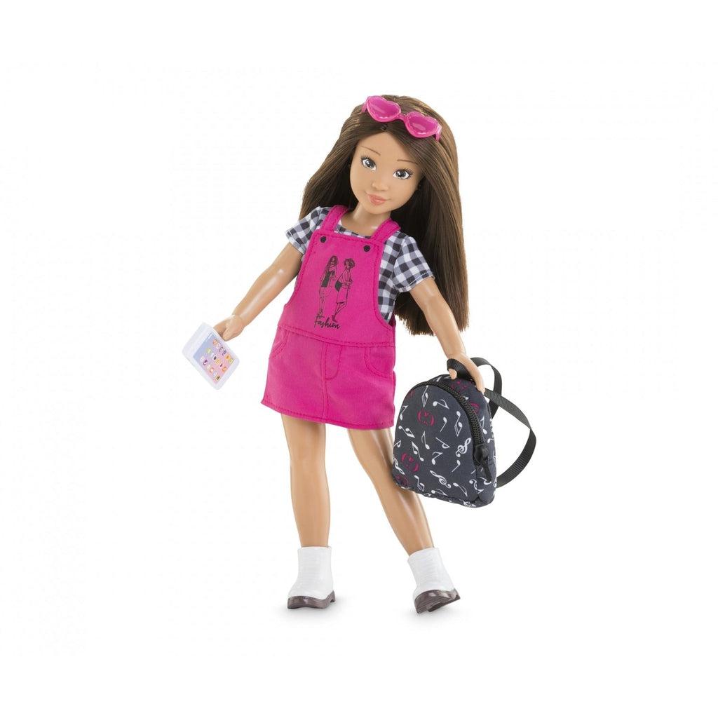 Shows a Corolle Girls doll wearing the outfit.