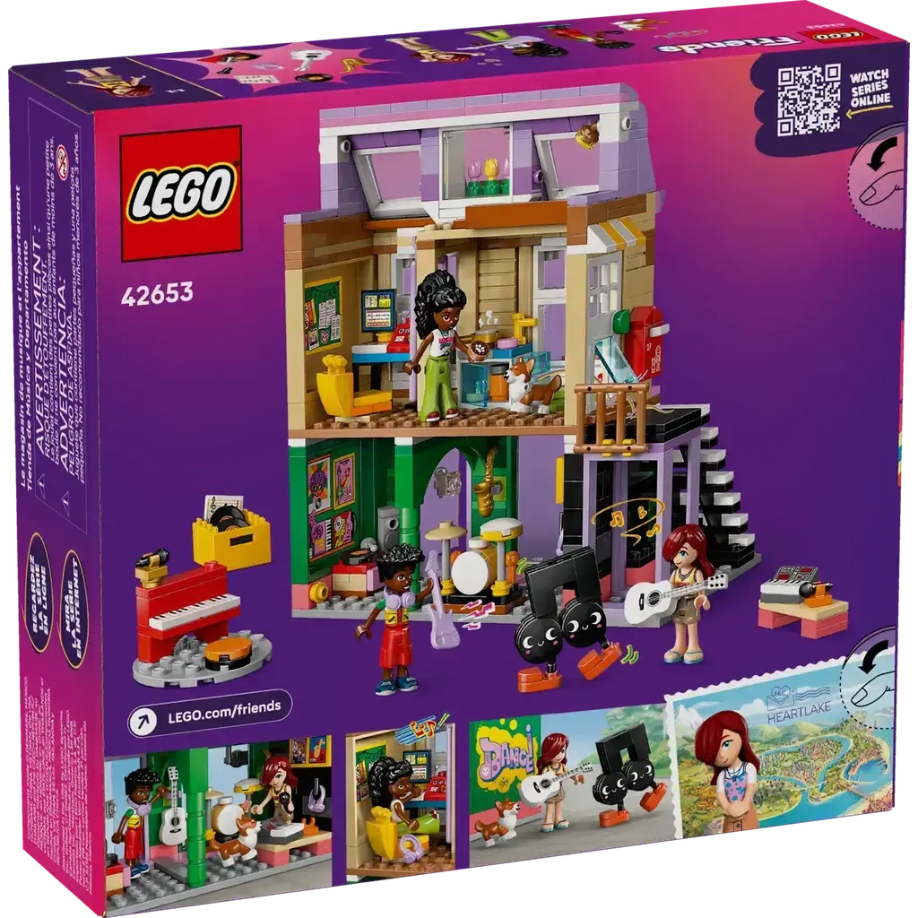 Music Store & Apartment-LEGO-The Red Balloon Toy Store