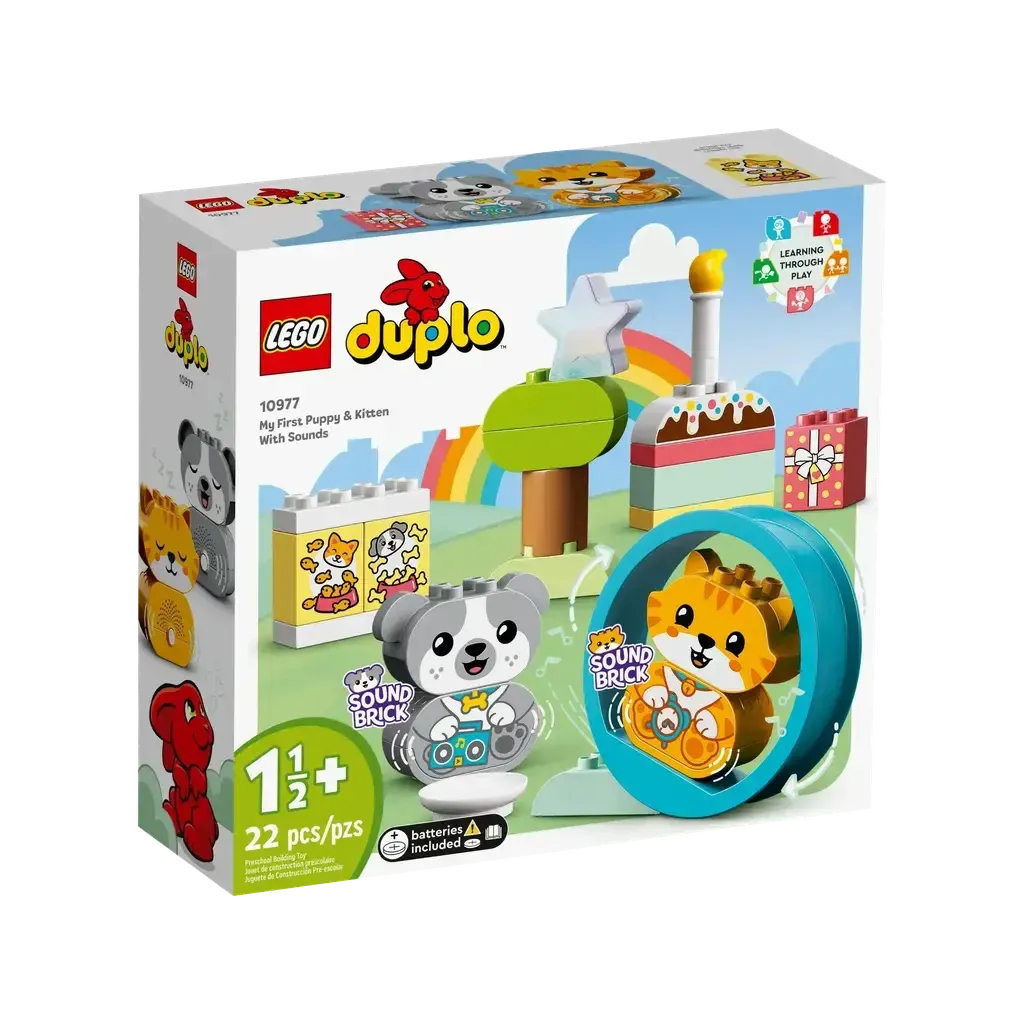 My First Puppy & Kitten With Sounds-LEGO-The Red Balloon Toy Store