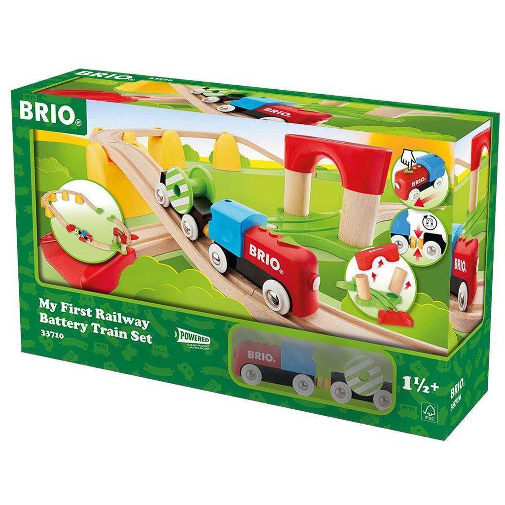 My First Railway Battery Operated Train Set-Brio-The Red Balloon Toy Store